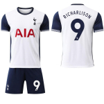 2024-25 Tottenhami kodus&auml;rk nr. 7 Sun Xing 10 Madison 17 Romero Jalgpalli Spordikomplekt S&auml;rk #26