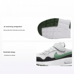 Nike Air Max SC PS Valged Gorge Green Laste tossud Must Pure-Platinum CZ5356-112 29.5
