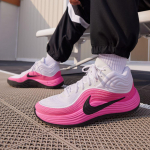 Nike Precision 8 Mid Valge Pinksicle Must 44