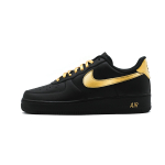 Nike Air Force 1 Black Warrior, Starlight Kulumiskindlad Madalad T&otilde;mblukuga Tennisejalatsid Unisex Must Kuld CW2288-001(Team830-) 35.5