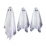 3 tk/komplekt Halloweeni kaunistused Rippuv kummituse kaunistus valguse ja kaugjuhtimispuldiga Sise- ja v&auml;listingimustes Halloweeni kaunistused hoovi, puu, aia jaoks A