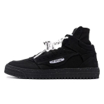 Off-White 3.0 Off Court High Eco Canvas Tennisking 'Black White' Meeste OMIA065F21FAB0011010 EU 40
