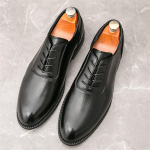 Luksuslik Disainer Uued Meeste Terava Otsaga Must Pruun Vabaaja Oxford Kingad Formaalne Pulmakleit Homecoming Jalatsid Zapatos Hombre 38