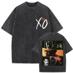 The Weeknd XO Tour 2026 Vintage Pesuga T-s&auml;rk Meeste Naiste Popmuusika L&uuml;hikeste Varrukatega T-s&auml;rgid R&auml;pp Hip Hop Gooti R&otilde;ivad T-s&auml;rgid S mitmev&auml;rviline