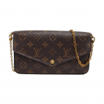 [Kasutatud] Louis Vuitton Pochette F&eacute;Licie 'Pruun Monogramm L&otilde;uend' - V&auml;ga Hea #1H6I8VG ONE SIZE