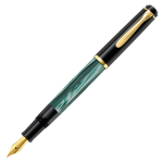 Pelikan Classic M200 T&auml;itesulepea Fine Otsik Marmor Ehtne Imporditud Toode Pliiats, (F), roheline,