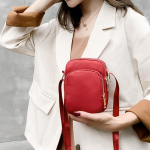 Yogodlns New Mobiiltelefoni Crossbody kotid naistele Mood Ladies &Otilde;lakott Mobiiltelefoni rahakott 3-kihiline veekindel Oxfordi v&auml;ike rahakott 12x7x17cm lilla
