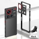 Luksuslik metallist kaitseraamiga &uuml;mbris ZTE nubia Z80 Z70S Z70 Z60 Ultra jaoks Alumiiniumraam Kaitsekate + Metallist objektiivi kaitsekile Opp Bag&For ZTE nubia Z70 Ultra 5G 6.85"