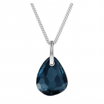 Swarovski pisaral&otilde;ikeline disainkristallist kaelakee naistele, sinine 5735418 sinine