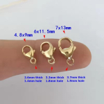 Tehase Premium 14K kullaga t&auml;idetud k&auml;ev&otilde;ru kaelakee homaariklambritega Sterling h&otilde;be p&uuml;sivaks ehtekunstiks 7.0*13.0mm brown