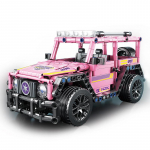 TOYLINX Tehniline maastikuauto ehitusklotsm&auml;nguasi T&auml;iskasvanute koguja klassikaline tagasit&otilde;mmatav sportauto m&auml;nguasi DIY komplekt Lapsed Poiss Christ