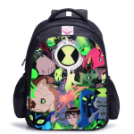 Ben10 Teismeline H&auml;kker Klassikaline Must Koolikott Poistele V&auml;hendab Koormust Seljakott Algkooli &Otilde;pilaste Igap&auml;evane Koolikott black-medium