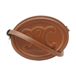 [Kasutatud] Triomphe V&auml;ike Pruunist Nahast Crossbody Kott - V&auml;ga Hea #1UPTFW5 ONE SIZE brown