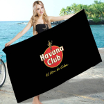 H-Havana C-Club R&auml;tik V&auml;rvilised Vannir&auml;tikud T&uuml;drukule Mikrokiud Kiiresti Kuivav Liivavaba R&auml;tik Rannaks Joogaks Spordisaali Basseini 130x80cm white