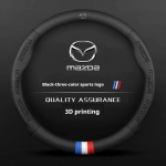 Mazda Roolikate Ehtne Nahk S&uuml;sinikkiud Sobib Axela Atenza CX30 CX4 CX5 CX8 CX3 CX9 CX50 CX60 CX70 CX80 MX30 must