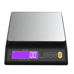 10kg/1g Digitaalne K&ouml;&ouml;gikaal LCD-ekraan Elektrooniline Toidukaal Roostevabast Terasest Grammi Kaal M&otilde;&otilde;tmiseks Kaalumiseks (Silver,5kg 0.1g) h&otilde;be