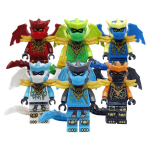 Ninja Kangelane Politseinik Tulet&otilde;rjuja Minifiguuride ehitusklotside komplekt, City World Hariduslik Pusleklotside M&auml;nguasi Poistele T&uuml;drukutele