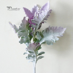1 tk Kunstlik Senecio Cineraria v&otilde;ltstaimede fotorekvisiit DIY kodukontori sisustus Purple Green