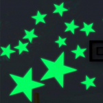 Ougeya Shop 12 tk. Tumedate t&auml;htede helendav seinakleebis Kodu Magamistoa &Uuml;hiselamu sisekujundus