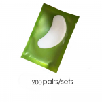 200 paari ebemevaba ripsmepikenduspaberist plaaster Silmaotsad Kleebised M&auml;hised Meigivahendid Silmapadjandi all