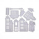 J&otilde;ulumaja Scrapbooking Dies Metal Craft Die Cut Reljeefkaartide valmistamine 13.9*10.9cm h&otilde;be