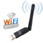 USB 2.0 WiFi traadita v&otilde;rgukaart 150M 802.11 b/g/n LAN-adapter p&ouml;&ouml;ratava antenniga MT-7601