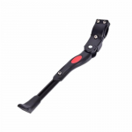 Reguleeritav jalgrattaparkla m&auml;gijalgratta tugi, k&uuml;lgne tagumine tugijalg must