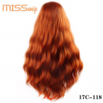 Pikad lainelised parukad mustanahalistele naistele s&uuml;nteetilisest juustest oranžid pruunid parukad koos tukkidega kuumakindel parukas