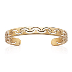 Les Tr&eacute;sors De Lily [D6849] - Bracelet Plaqu&eacute; Or 'Cleopatra' dor&eacute; - 60 mm 8 mm kuld