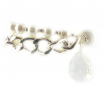 Les Tr&eacute;sors De Lily [E3169] - Bracelet 'Sissi' Blanc valge