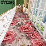 P&otilde;hjamaade 3D Stereoprintimine Koridori Vaibad Vaibad Elutoa Vaibad K&ouml;&ouml;k Vannituba Libisemisvastane p&otilde;randamatt kodukaunistuseks 120cm*100cm