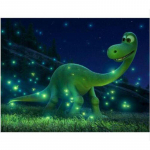 Teemantv&auml;rvimine Ristpiste t&auml;is&uuml;mmargune puur Roheline dinosaurus Teemanttikandid 20X30CM