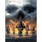 T&auml;is&uuml;mmarguse puuri maastik purjepaat 5D teemantmaali tikand ristpistes 20X30CM