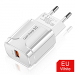 VAORLO 3A Quick Charge 3.0 USB Charger EU Wall mobiiltelefoni laadija adapter iPhone X MAX 7 8 QC3.0 kiirlaadimine Samsung Xiaomi jaoks EU Charger valge