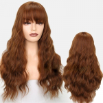 Naiste tukk, pikkade lokkis juustega parukas