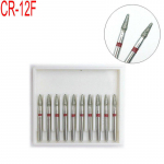 1 kast 1,6 mm hambaravi kiired puurid Kiire k&auml;siinstrumendi turbiin Teemantpoleerimishammaste ettevalmistamise burS CR-12F