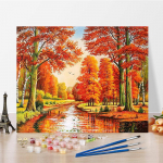 Kunst DIY Maalimine numbrite j&auml;rgi Digitaalne &otilde;limaal Hobid Teemantmaal Kodukaunistused Numbrite maalimine &Otilde;limaal 40x50cm no frame