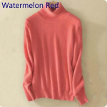 Villane puhas ka&scaron;miir kampsun naiste kootud kilpkaelusega ka&scaron;miir kampsun, elastsuspull Femme k&otilde;rge kaelusega kuduvad kampsunid kampsun L oranž