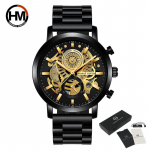 Mens Kellad Tippbr&auml;ndi Luksuslik Kuldne Meeste Kell Business Veekindel helendav Moekas Mees Kell