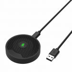 UM10 USB konverentsimikrofon 360 kraadi omnisuunalised kondensaatorarvuti mikrofonid videokonverentsi jaoks must
