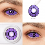 Sharingan Rinnegan Halloweeni kontaktl&auml;&auml;tsed 22 mm Sclera objektiivid Cosplay silmakontaktid 14 mm hullud l&auml;&auml;tsed animetarvikute jaoks 22MM