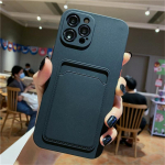 Vedel silikoon&uuml;mbris kaardipesa telefonikoti kaantega iPhone'i/Samsungi/Xiaomi jaoks V&auml;rviblokeeritud nupud Kaamera kaitse Pehme TPU tagakaas Redmi Note 10S