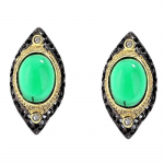 SACE GEMS moedisain Bohemia stiilis ehted k&otilde;rvar&otilde;ngad naistele pulmapeo kingitused must