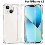 Telefoni&uuml;mbris iPhone 13 jaoks 6,1-tolline pehmest silikoonist l&auml;bipaistev p&otilde;rutuskindel iPhone 13 puhas