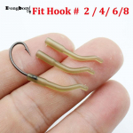 20 TK karpkalap&uuml;&uuml;gi tarvikud Konks Varrukad kicker Stiil Suurus Line Joondusseade Juukseriistad Zig Rig Terminal Tackle Pop Up Boilie