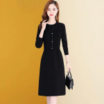 Moodne kudumine keskmise pikkusega naiste kampsun 2022 pikkade varrukatega soliidne vaba vabaaja soliidne kevad- ja s&uuml;gisene sviiter One Size must