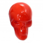 Les Tr&eacute;sors De Lily [R7759] - vaigust kujuke  Skull  punane - 30x55x40 mm punane