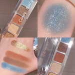 DIKALU 5-v&auml;rviline lauv&auml;rvipalett Earth Tone Matte Pearl