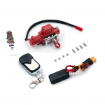 RC-vints kaugjuhtimispuldi s&uuml;steemiga XT60 pistikuga, mis &uuml;hildub 1/10 1/8 Traxxas TRX-4 Trx4 Axial XT60 plug punane