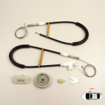 BWR297 Aknat&otilde;stuki Remondikomplekt Parempoolne Uks Renault Megane MK1 X64 DA0/1 Coupe 1996-2003 2/3 Uksega 7700834393